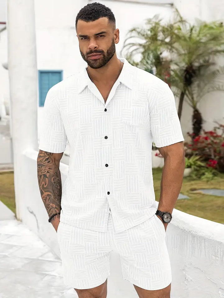 HARLEY™ - STYLISH GEOMETRIC PATTERN MEN'S SET