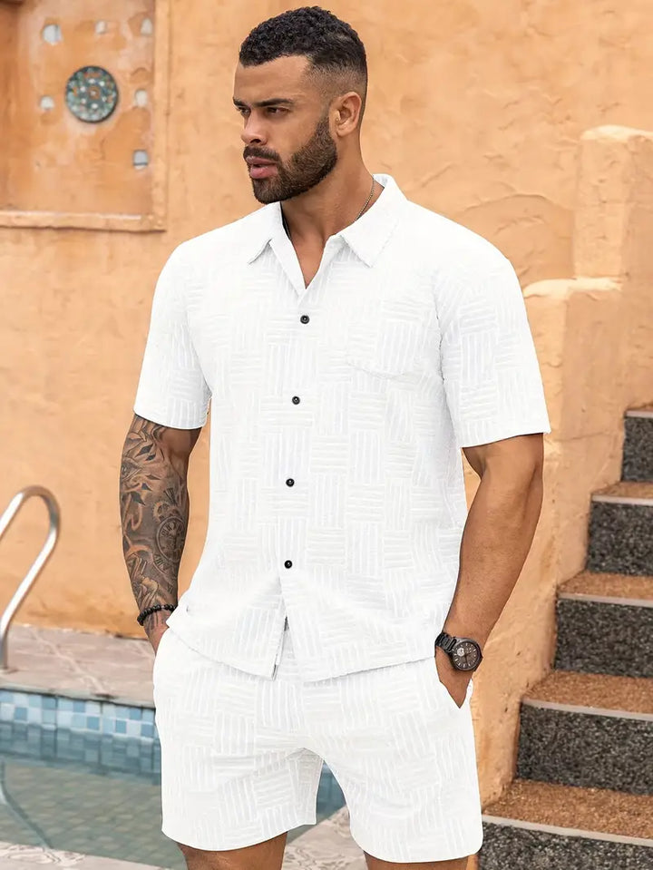 HARLEY™ - STYLISH GEOMETRIC PATTERN MEN'S SET