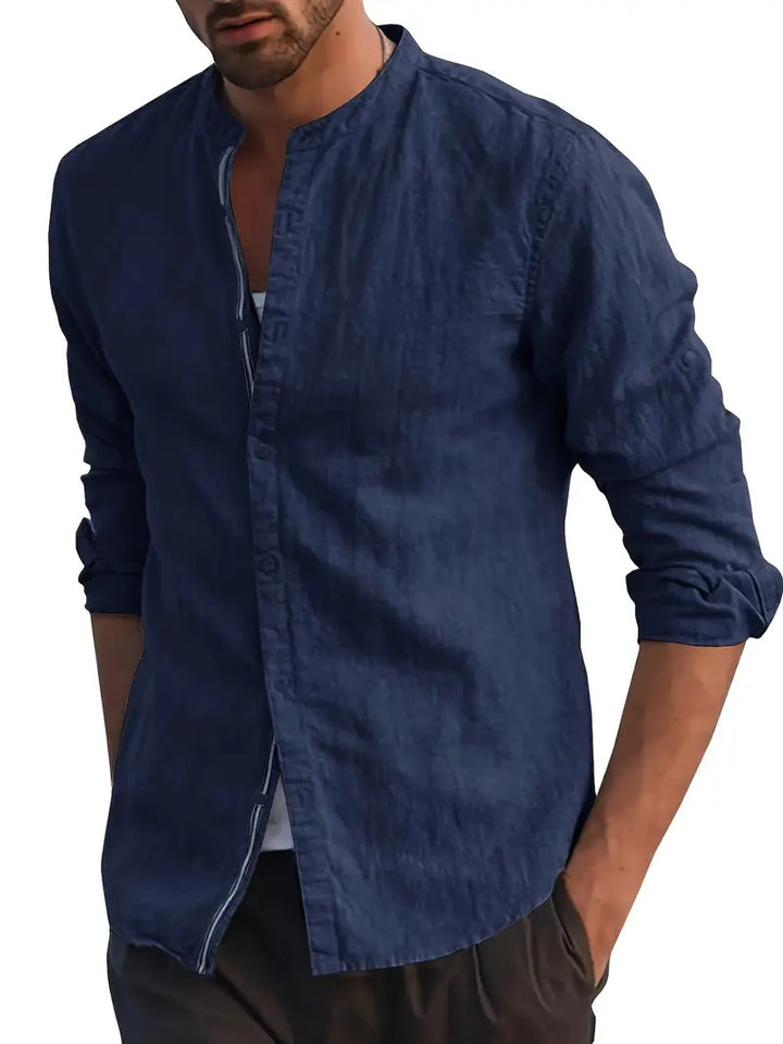 MORES™ - BREATHABLE BUTTON UP LONG SLEEVE SHIRT