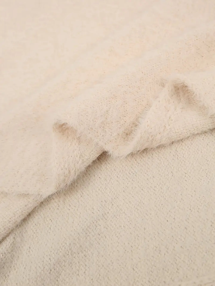 MINDA™ - CASUAL ROUND-NECK FLUFFY SWEATER