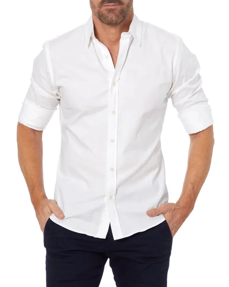 CULLEN™ - MENS' CASUAL SHIRT WITH ZIPPER