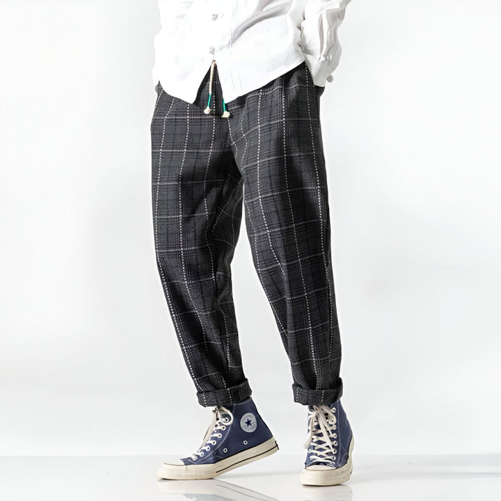 NIEL™ - ELEGANT CHECKERED PATTERN PANTS