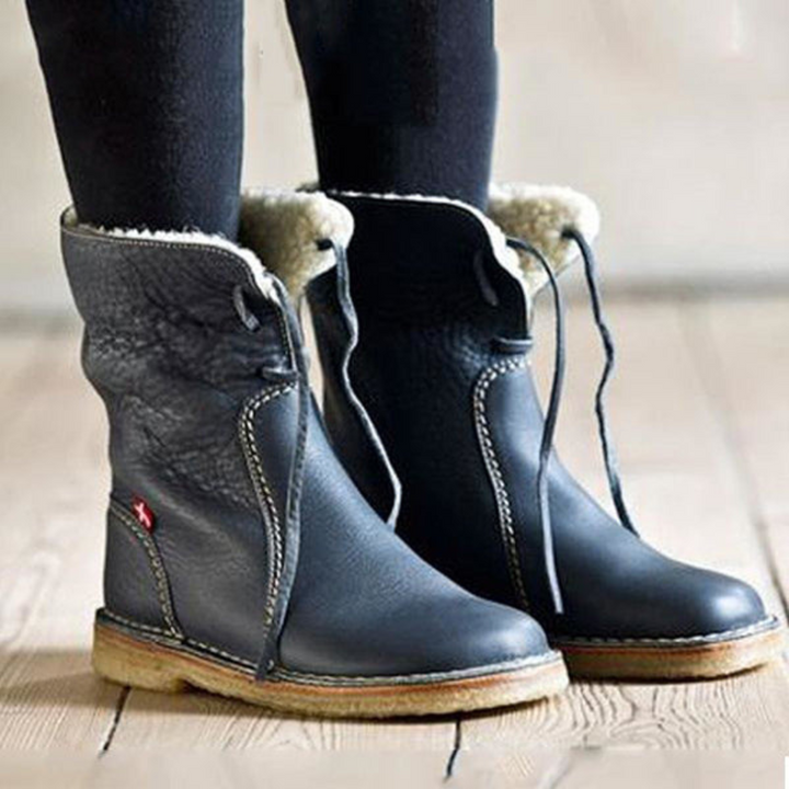 KIVA™ - VINTAGE LACE-UP LEATHER BOOTS