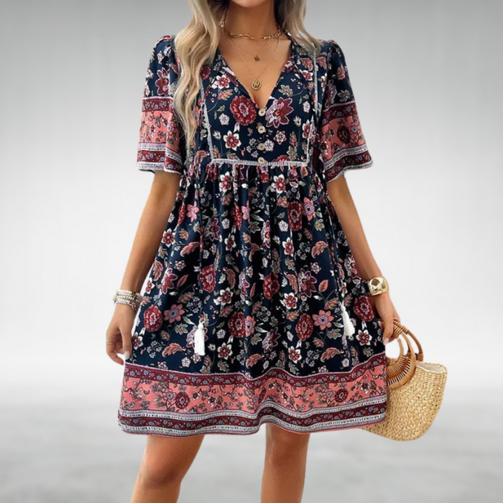 RORY™ - WOMEN'S ELEGANT FLORAL DRESS