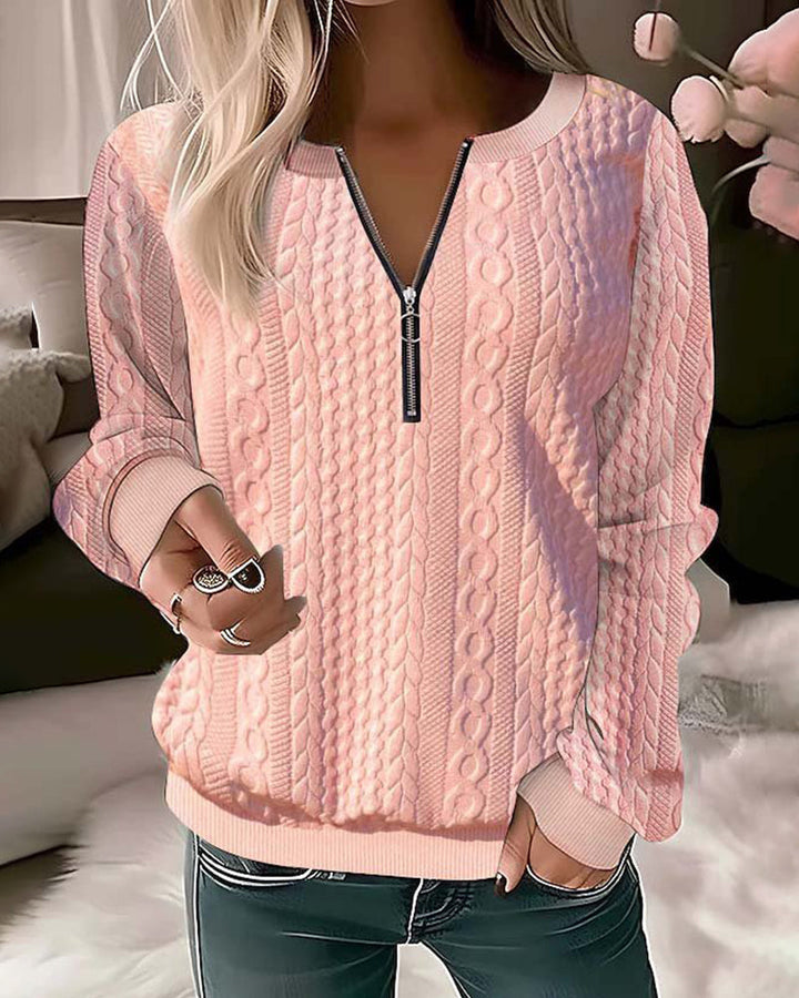 MAIKEN™ - SWEATER WITH ZIPPER