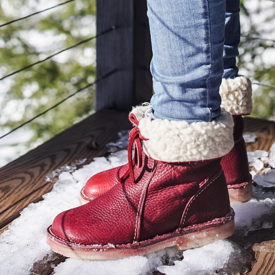 KIVA™ - VINTAGE LACE-UP LEATHER BOOTS