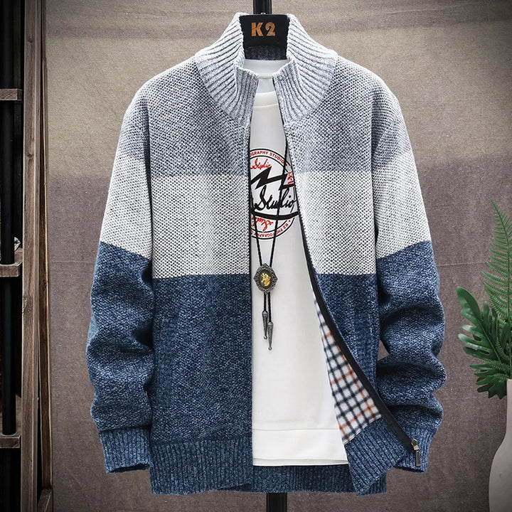 FERNANDO™ - MEN'S KNITTED SWEATERCOAT