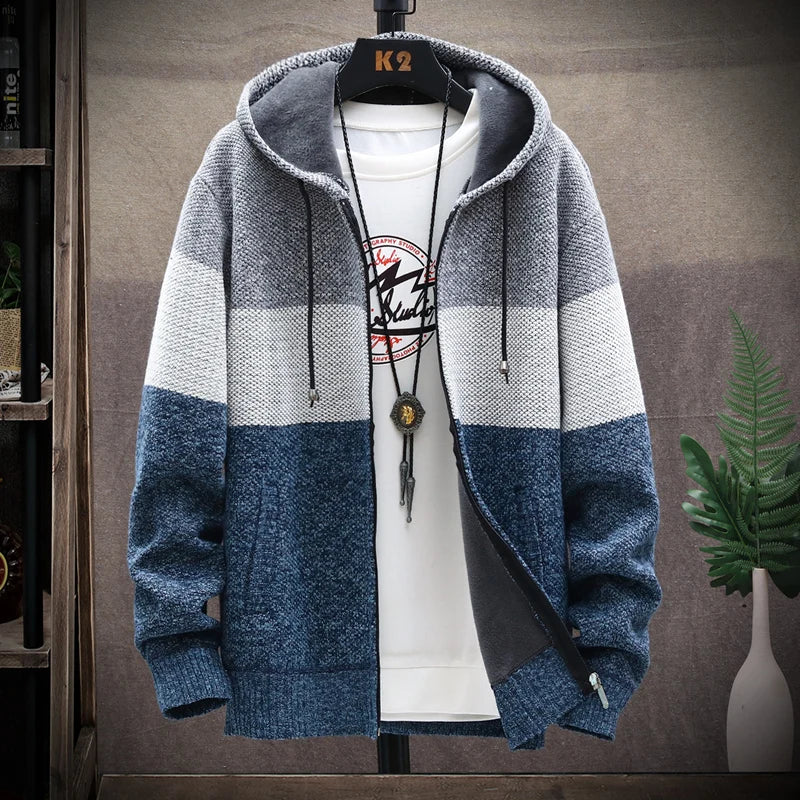 FERNANDO™ - MEN'S KNITTED SWEATERCOAT