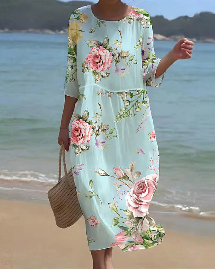 Harriet - Elegant Floral Dress