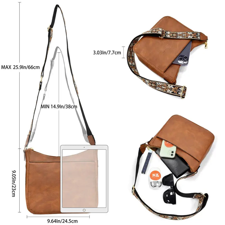 HALLE™ - STYLISH LEATHER SHOULDER BAG