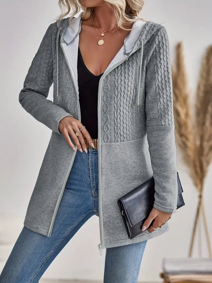 MONIQUE™ - STYLISH CASUAL HOODED CARDIGAN