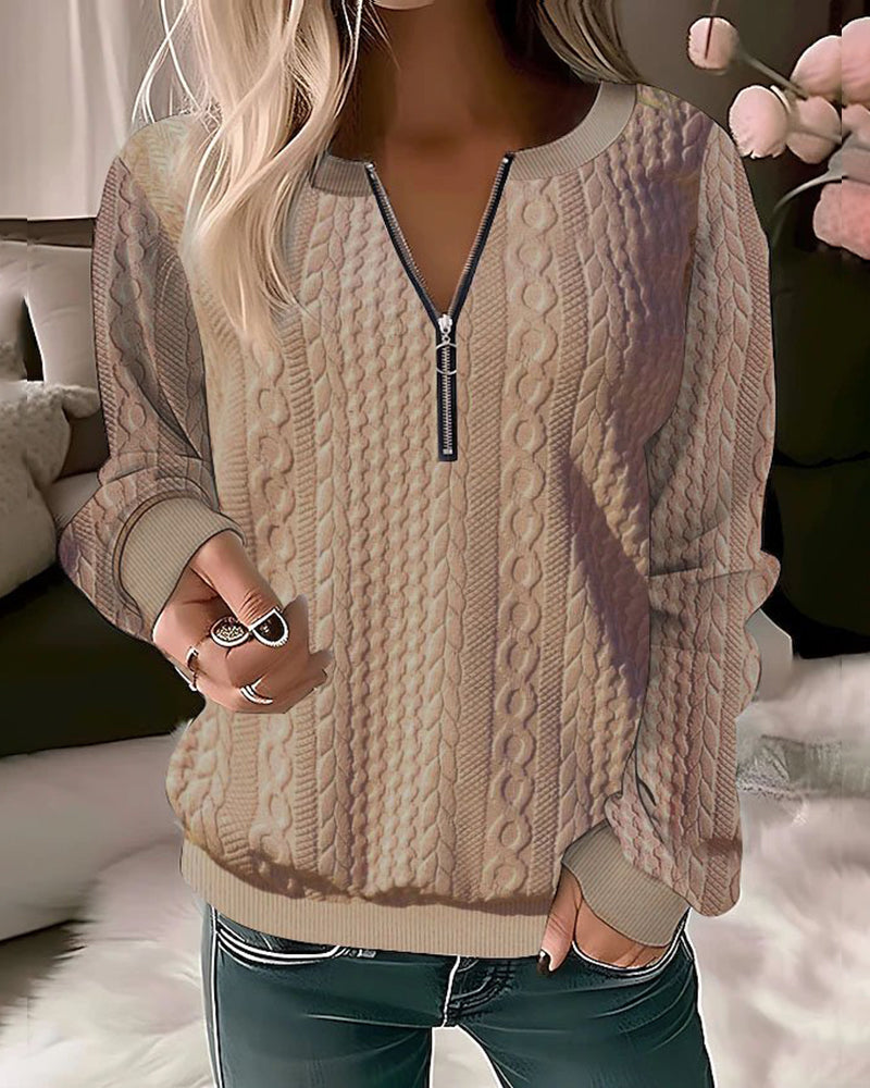 MAIKEN™ - SWEATER WITH ZIPPER