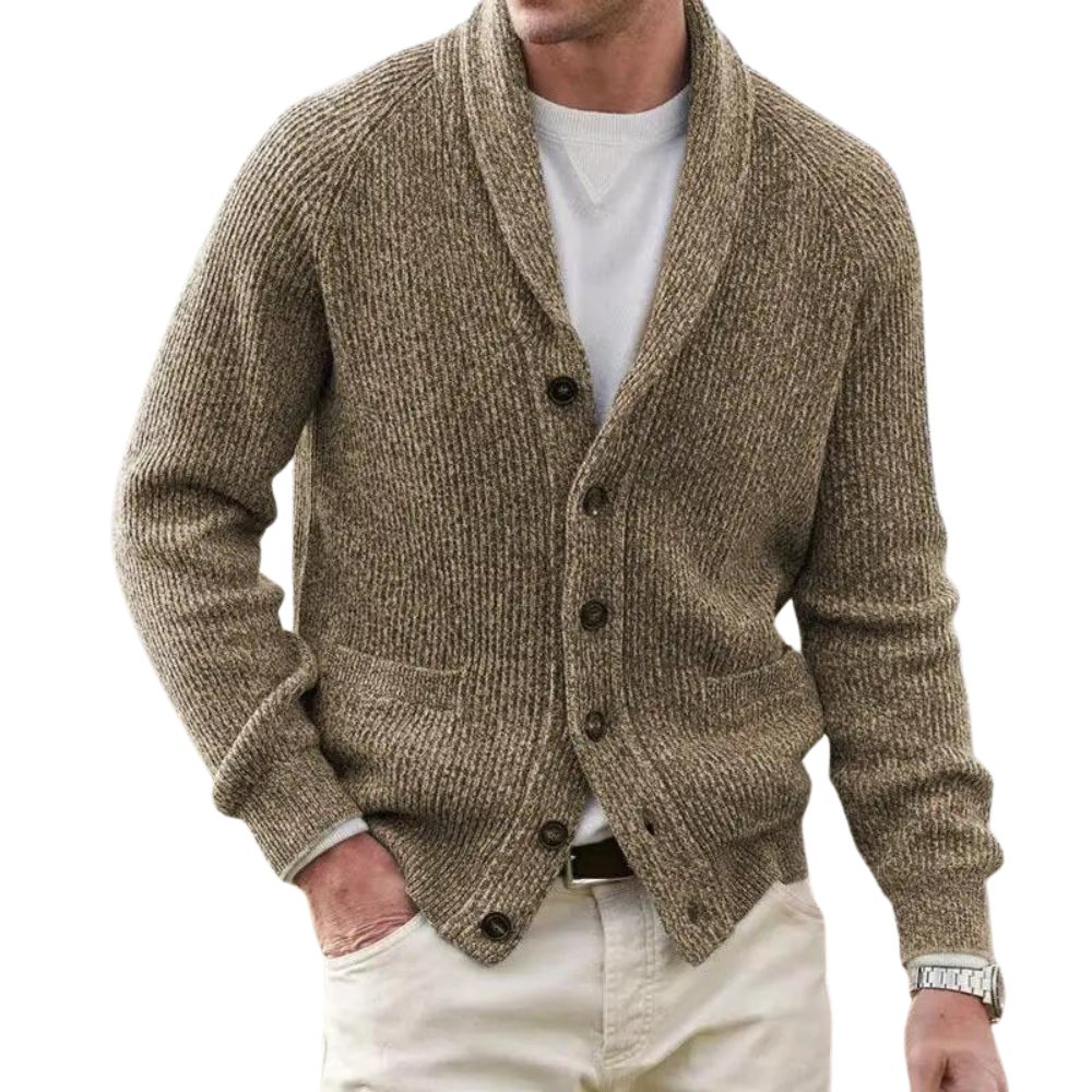 ROYCE™ - MEN'S CARDIGAN SWEATERCOAT