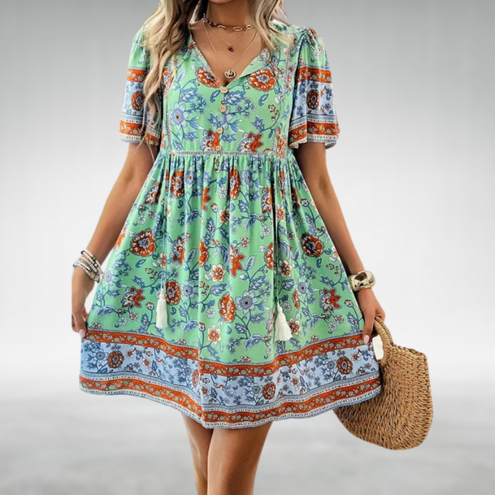 RORY™ - WOMEN'S ELEGANT FLORAL DRESS