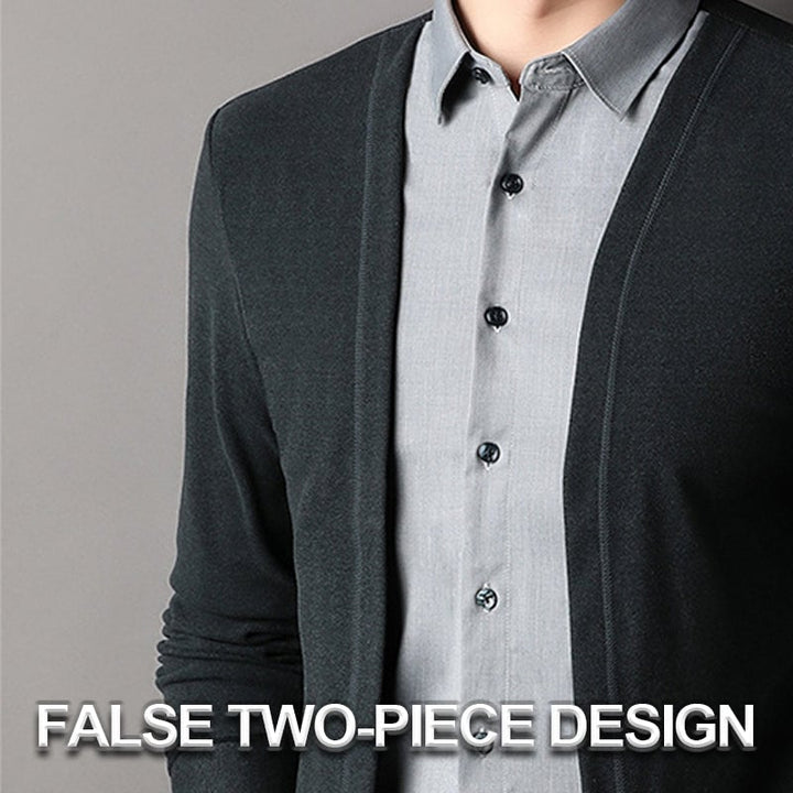 THEO™ -  TWO-PIECE COLLAR CARDIGAN SHIRT