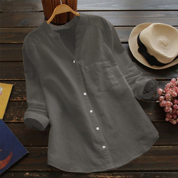 MAXINE™ - CASUAL LOOSE COTTON LINEN SHIRT