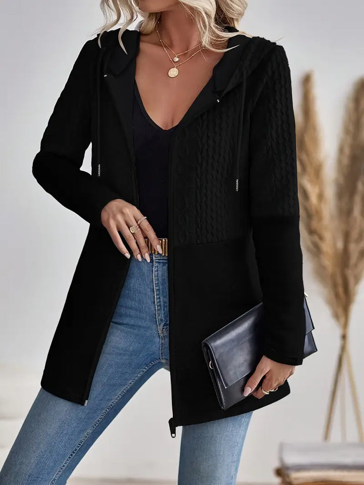 MONIQUE™ - STYLISH CASUAL HOODED CARDIGAN