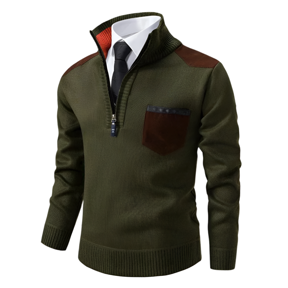 CLIFORD™ - MEN'S HALF ZIPPER SWEATER