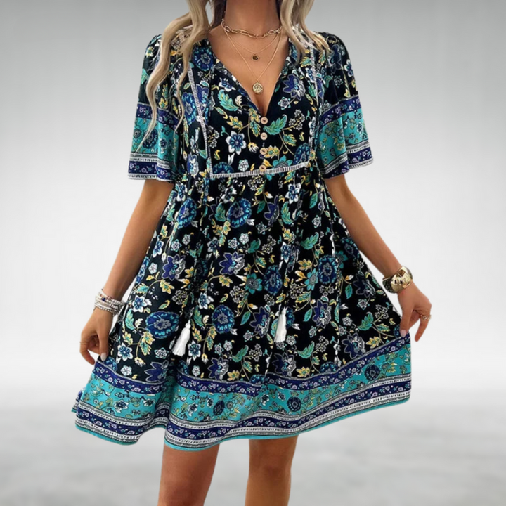 RORY™ - WOMEN'S ELEGANT FLORAL DRESS