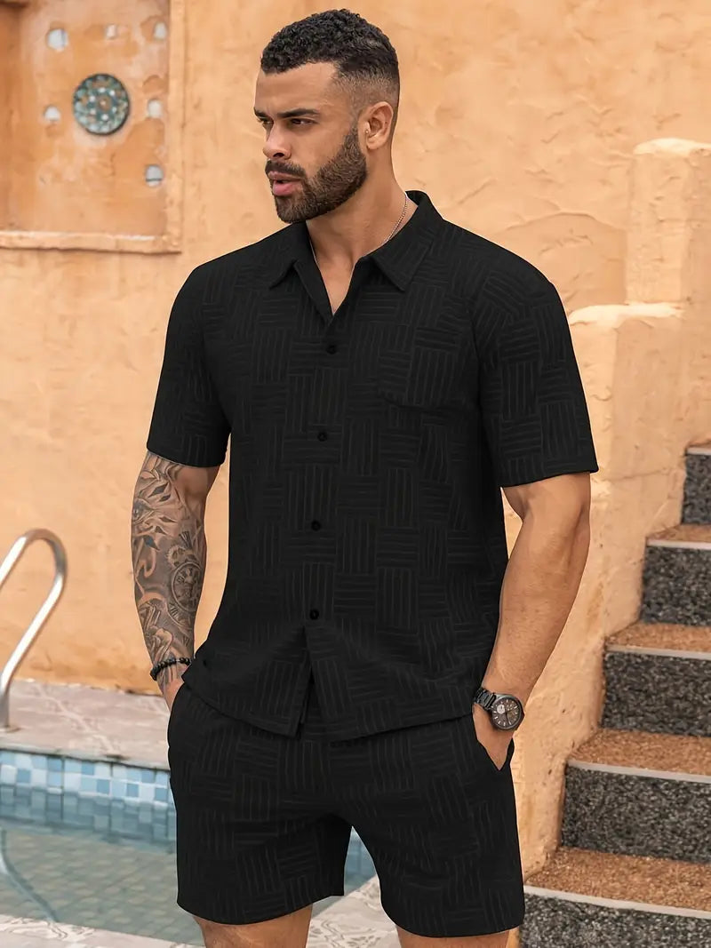 HARLEY™ - STYLISH GEOMETRIC PATTERN MEN'S SET