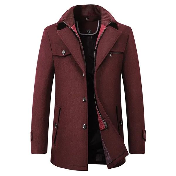 LUKE™ - MEN'S LUXURIOUS WOOL OVERCOAT