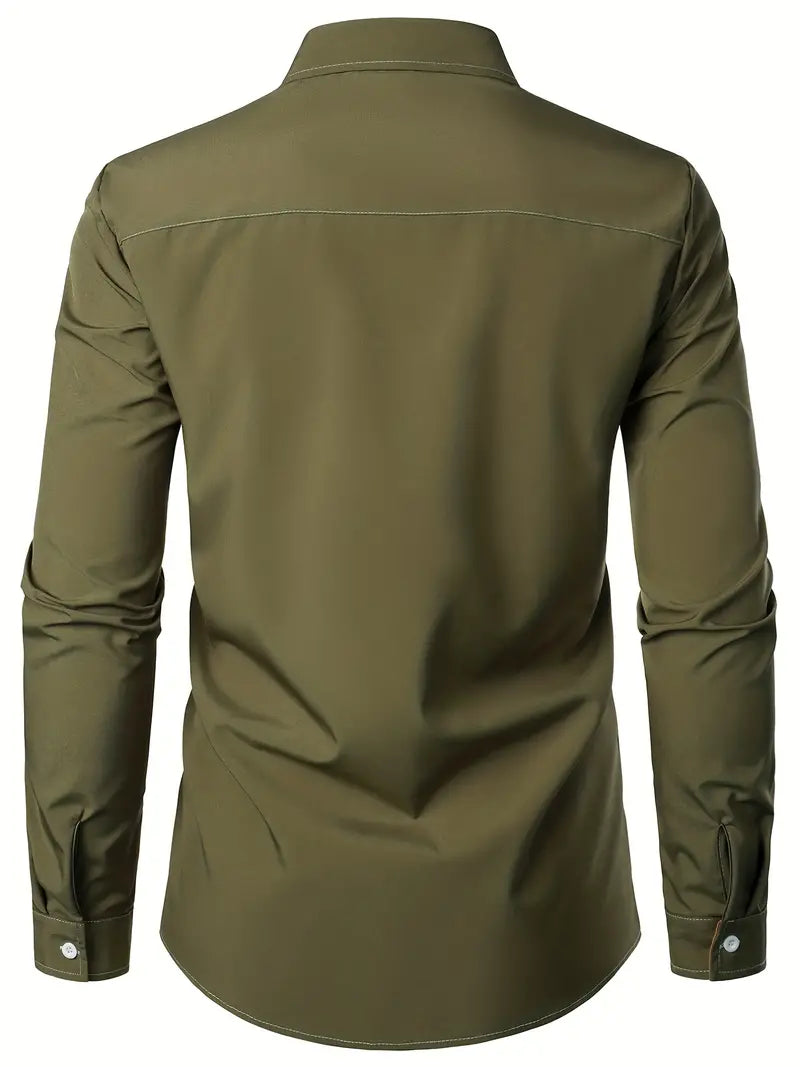 HARRISON™ -  MEN'S CASUAL LONG-SLEEVE SHIRT