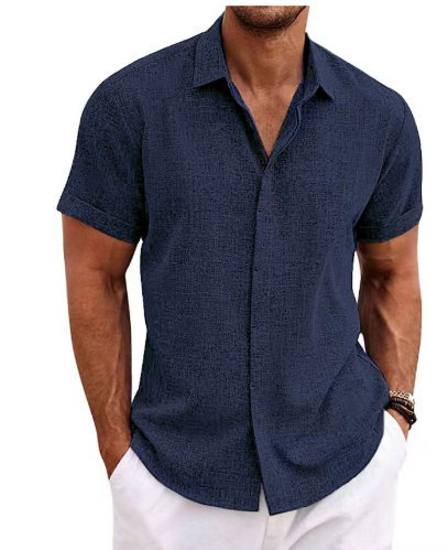 EVAN™ - MEN'S COTTON LINEN SHIRT