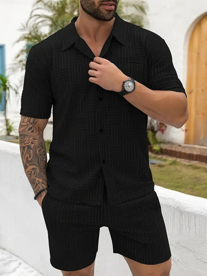 HARLEY™ - STYLISH GEOMETRIC PATTERN MEN'S SET