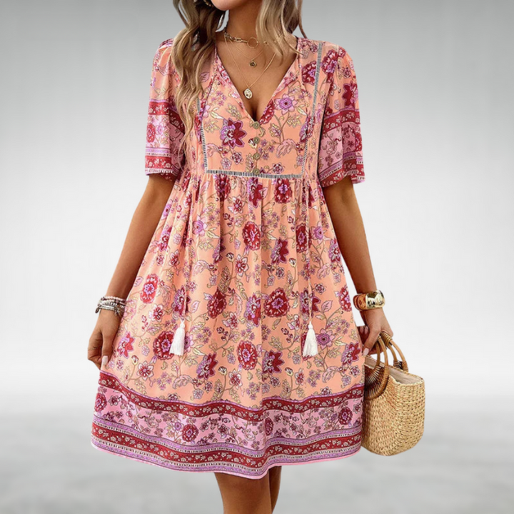 RORY™ - WOMEN'S ELEGANT FLORAL DRESS