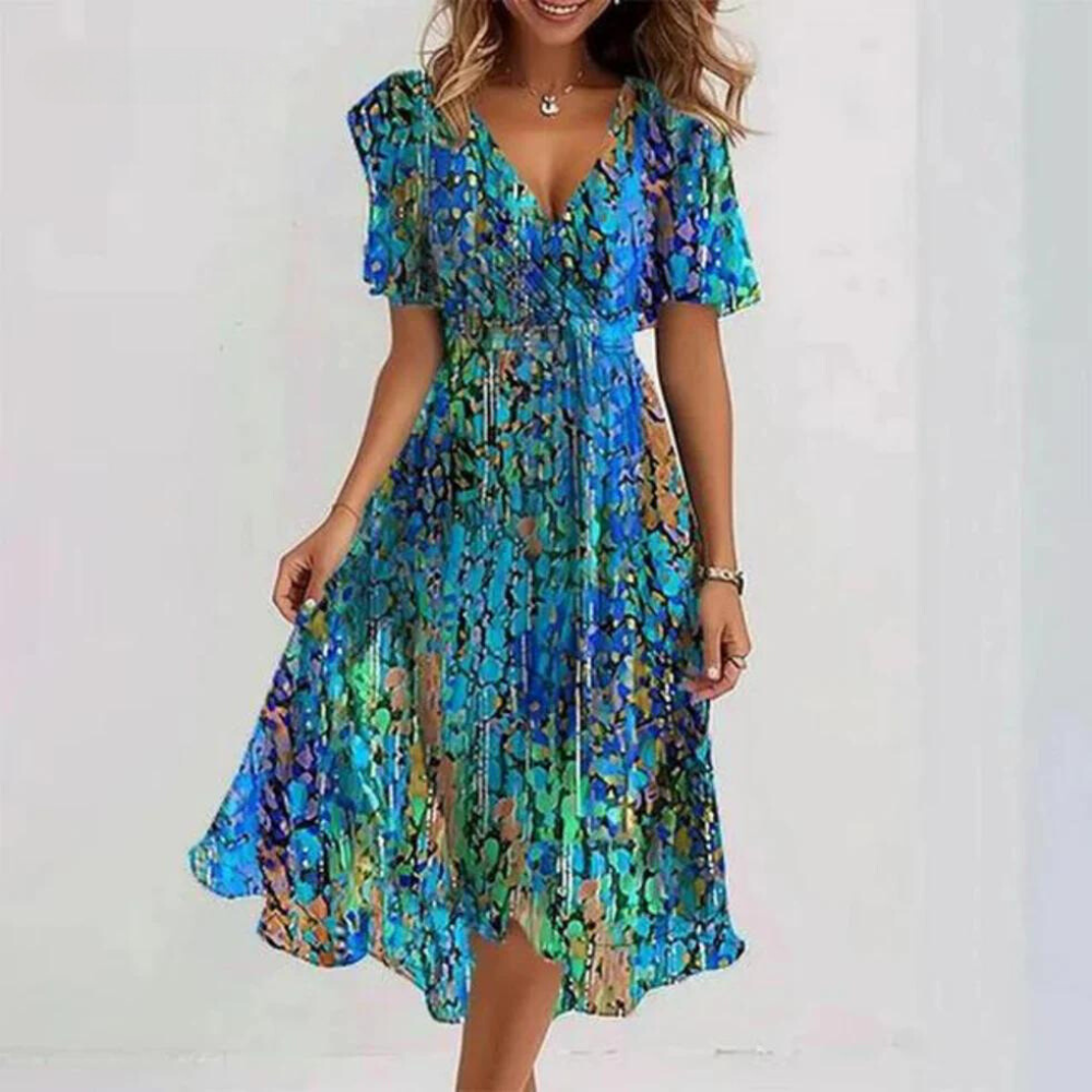 ANNIE™ - SUMMER FLATTERING FIT DRESS