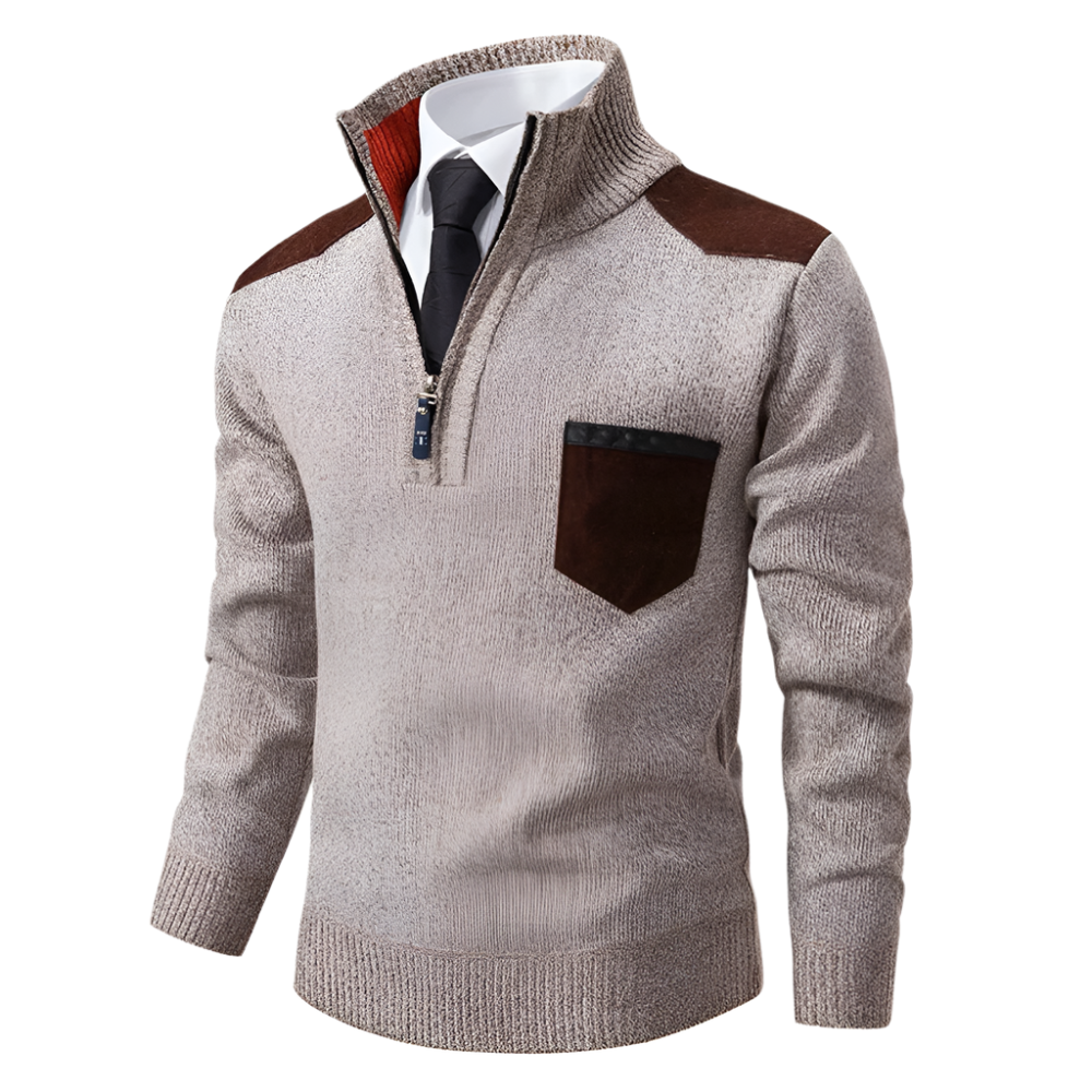 CLIFORD™ - MEN'S HALF ZIPPER SWEATER