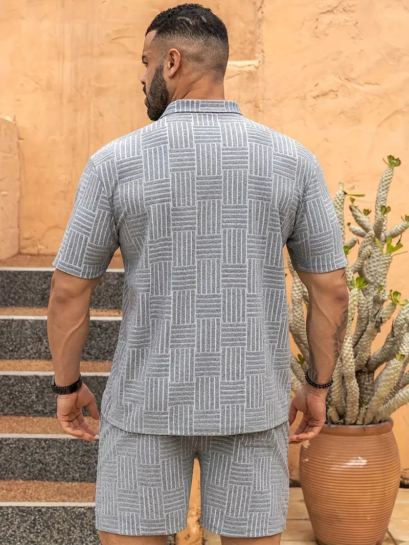 HARLEY™ - STYLISH GEOMETRIC PATTERN MEN'S SET