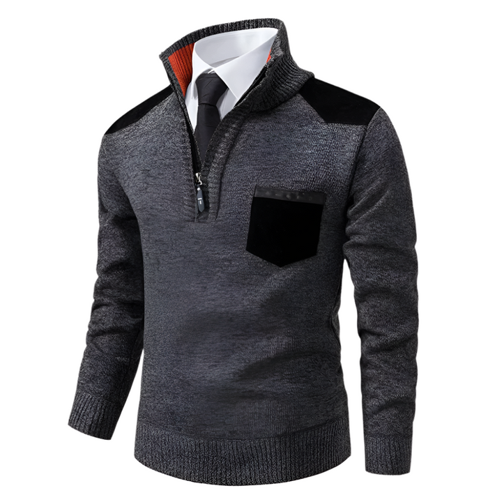 CLIFORD™ - MEN'S HALF ZIPPER SWEATER