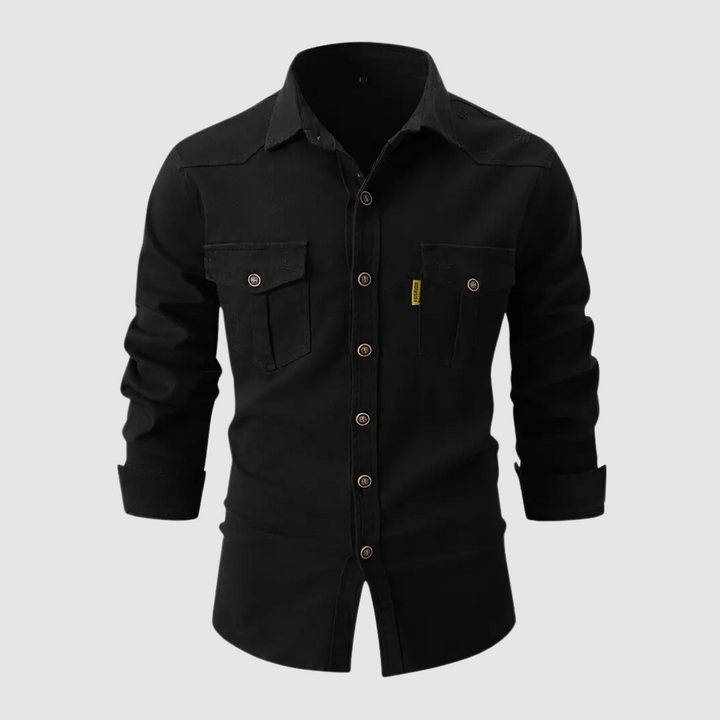 GREG™ - MEN'S BUTTON LONG SLEEVE BLOUSE