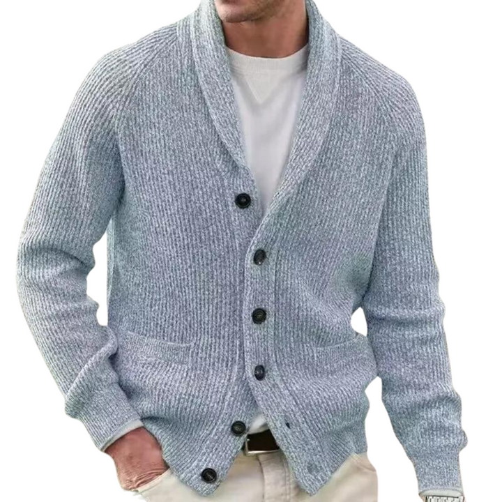 ROYCE™ - MEN'S CARDIGAN SWEATERCOAT