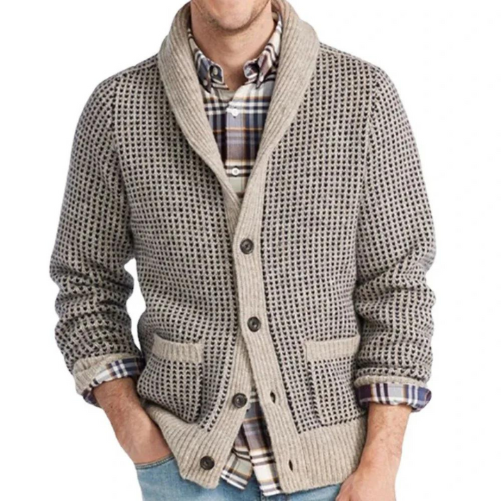 FORD™ - MEN'S CARDIGAN KNITTING SWEATER