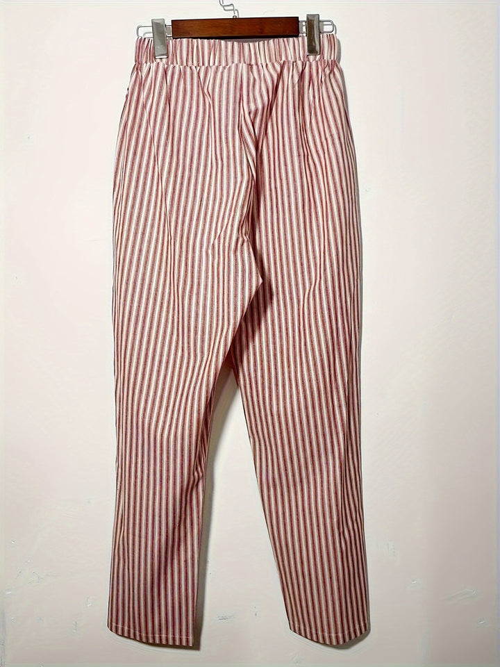 YAS™ - STRIPED LIGHTWEIGHT PANTS