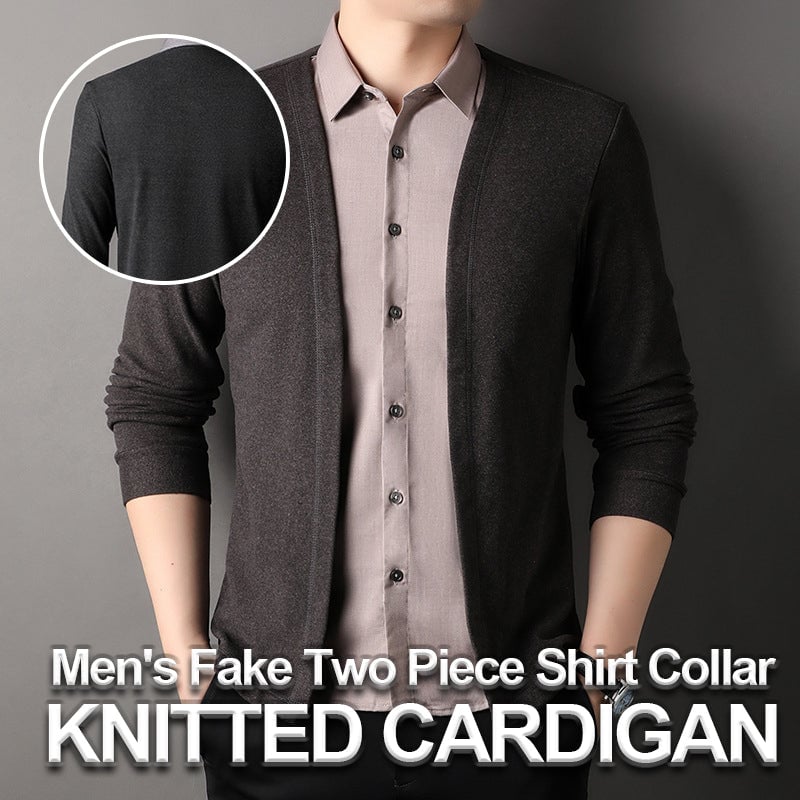 THEO™ -  TWO-PIECE COLLAR CARDIGAN SHIRT