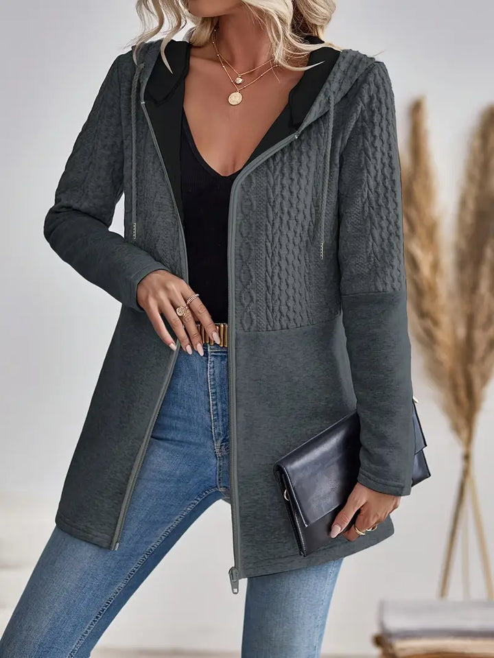 MONIQUE™ - STYLISH CASUAL HOODED CARDIGAN