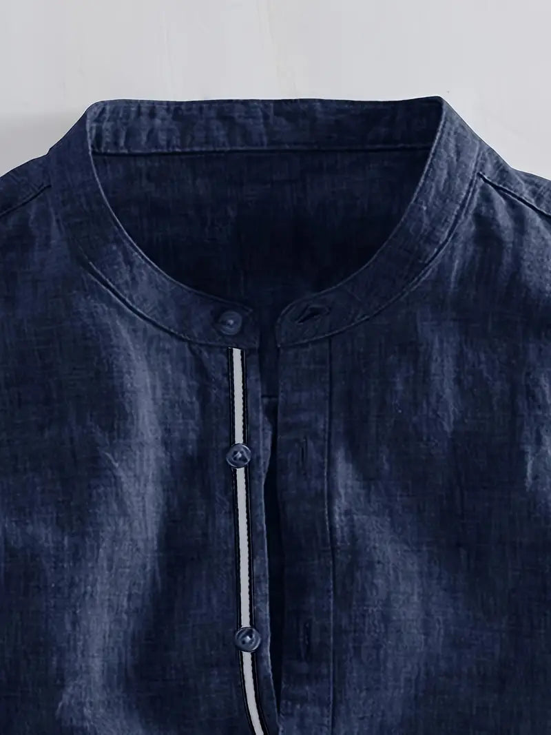 MORES™ - BREATHABLE BUTTON UP LONG SLEEVE SHIRT