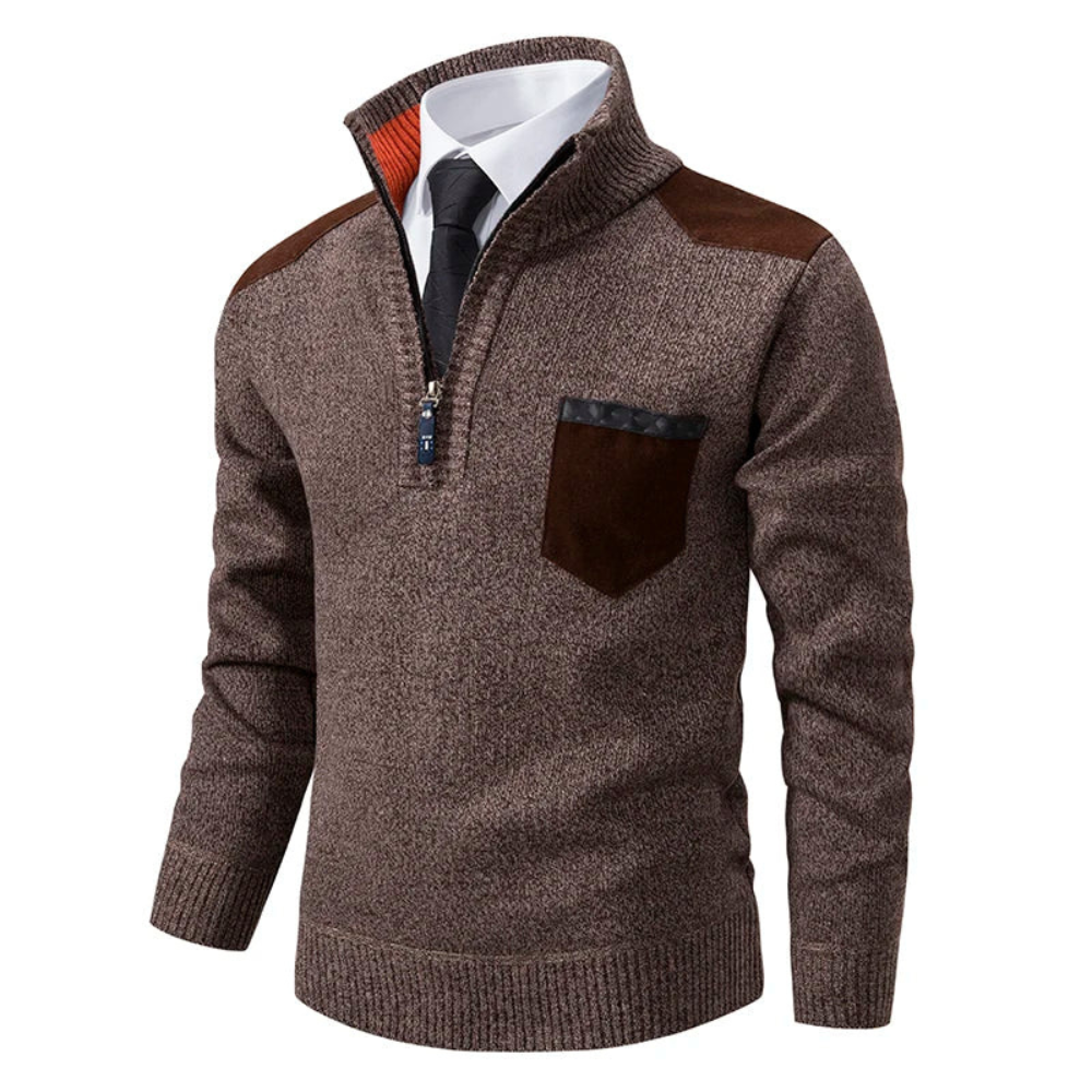 CLIFORD™ - MEN'S HALF ZIPPER SWEATER