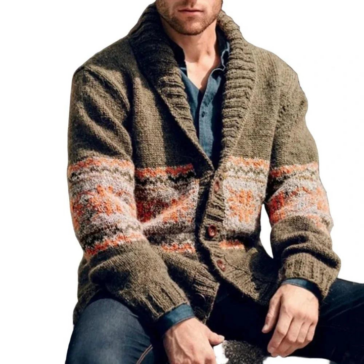 FORD™ - MEN'S CARDIGAN KNITTING SWEATER