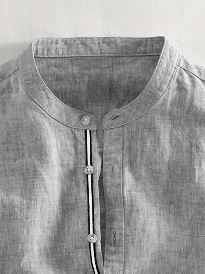 MORES™ - BREATHABLE BUTTON UP LONG SLEEVE SHIRT