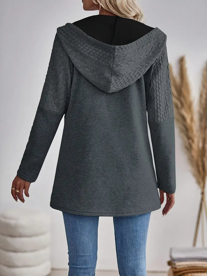 MONIQUE™ - STYLISH CASUAL HOODED CARDIGAN