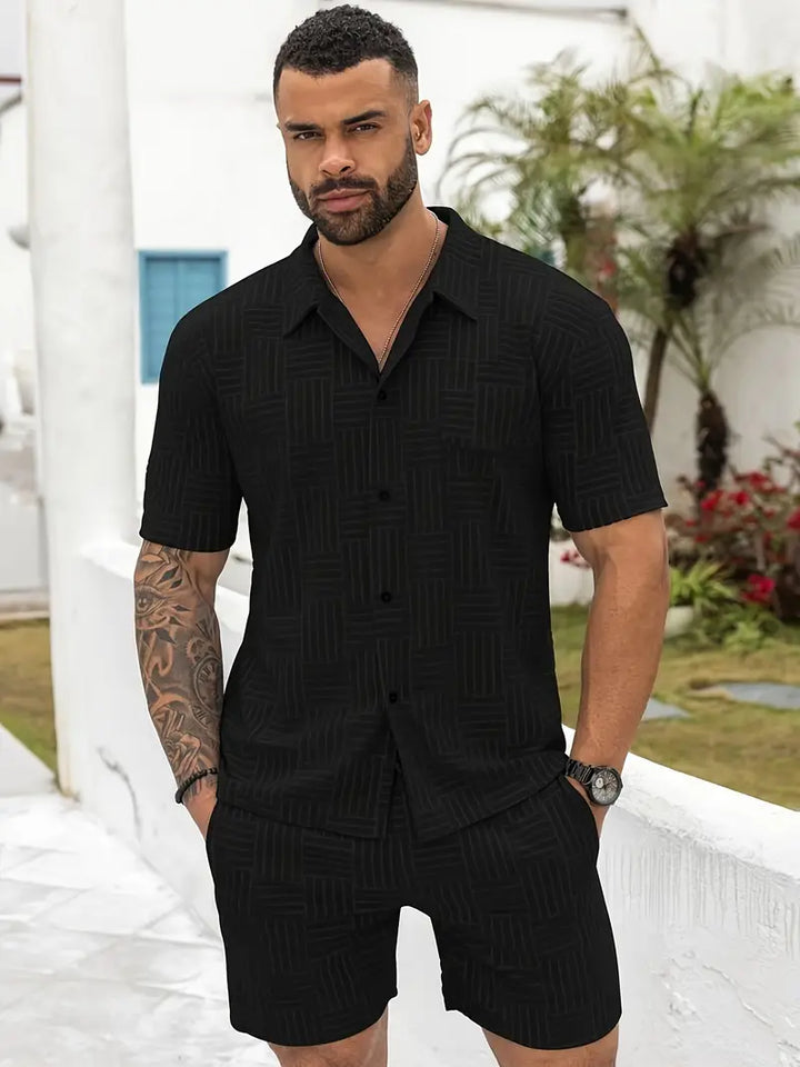 HARLEY™ - STYLISH GEOMETRIC PATTERN MEN'S SET