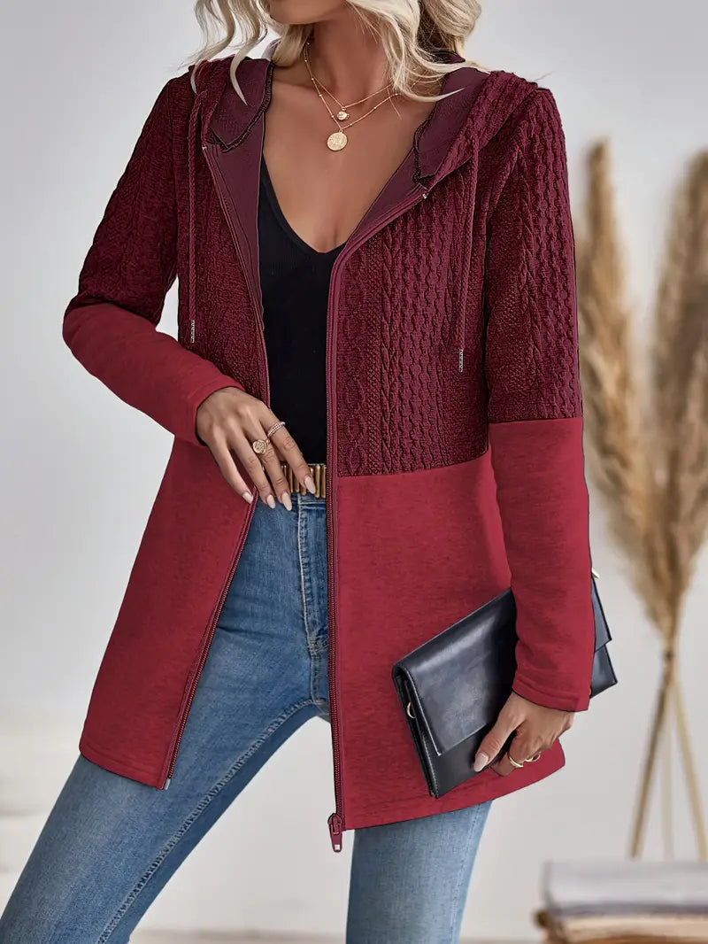 MONIQUE™ - STYLISH CASUAL HOODED CARDIGAN