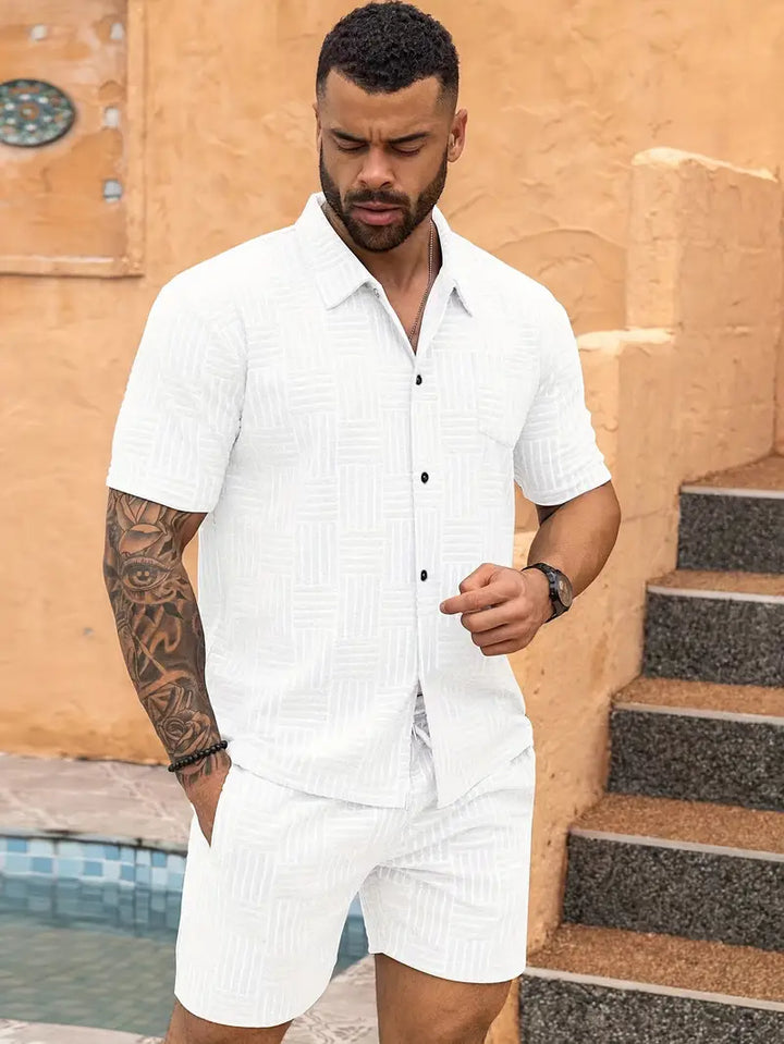 HARLEY™ - STYLISH GEOMETRIC PATTERN MEN'S SET