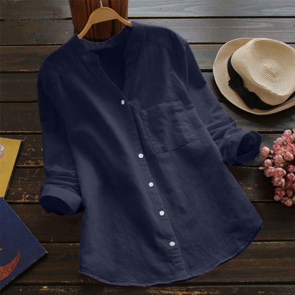 MAXINE™ - CASUAL LOOSE COTTON LINEN SHIRT