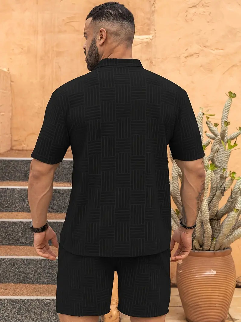 HARLEY™ - STYLISH GEOMETRIC PATTERN MEN'S SET