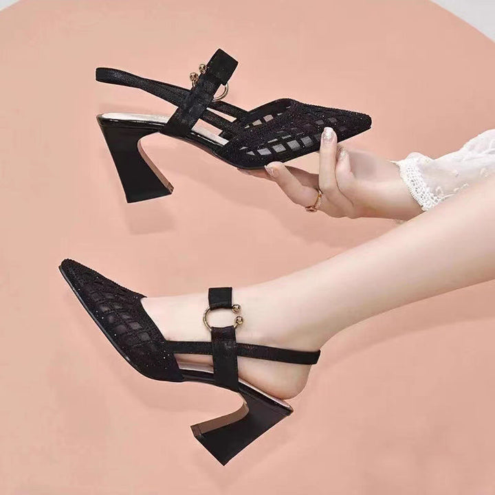 KORI™ - POINTED TOE HEELED SANDALS